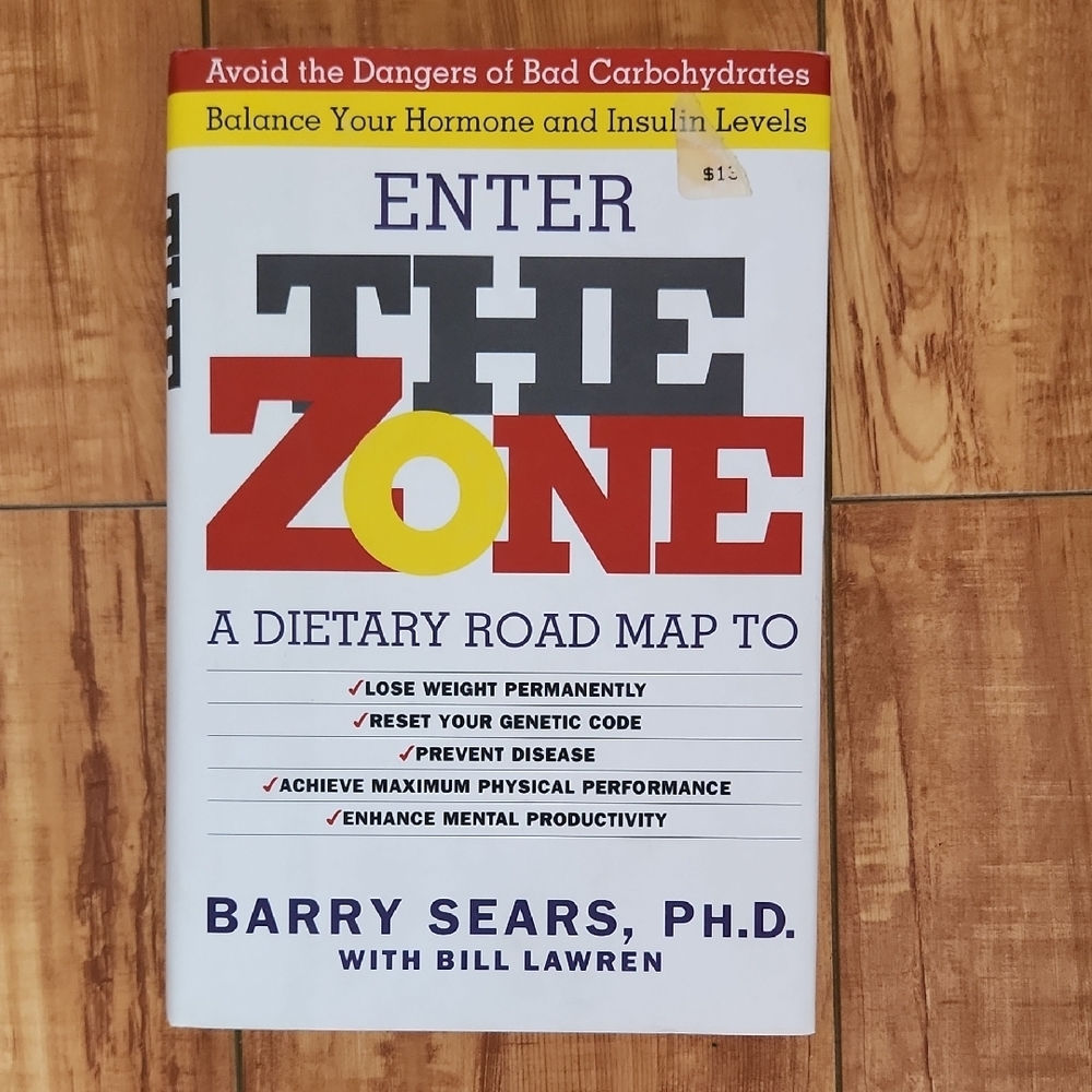 Enter The Zone Diet Book Barry Sears, PH.D